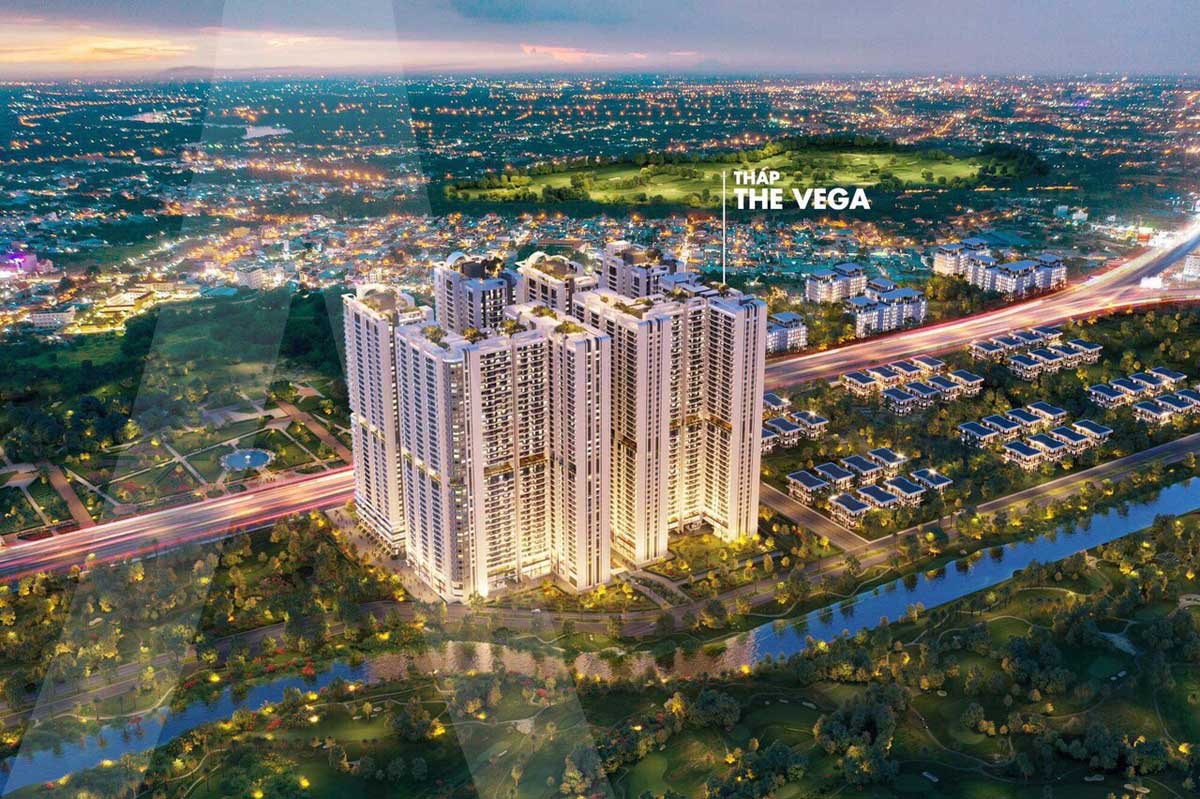 Tháp The Vega Dự án Căn hộ Astral City Bình Dương