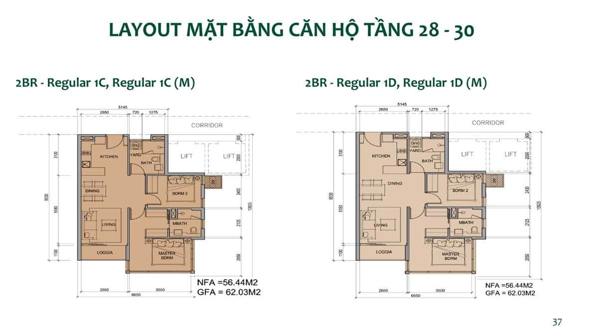 Thiết kế Căn hộ Tầng 28-30 Dự án Metro Star Quận 9