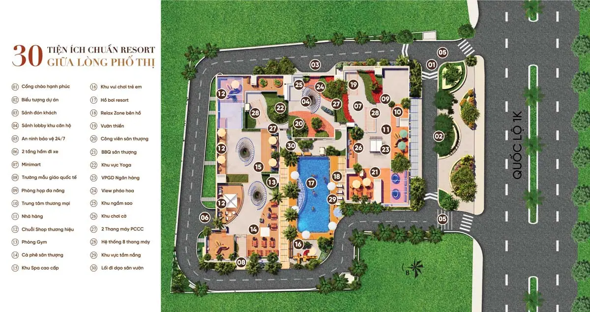 Phúc Đạt Connect 2 8 Tiện ích Dự án Căn hộ Phúc Đạt Connect 2 Dĩ An Bình Dương