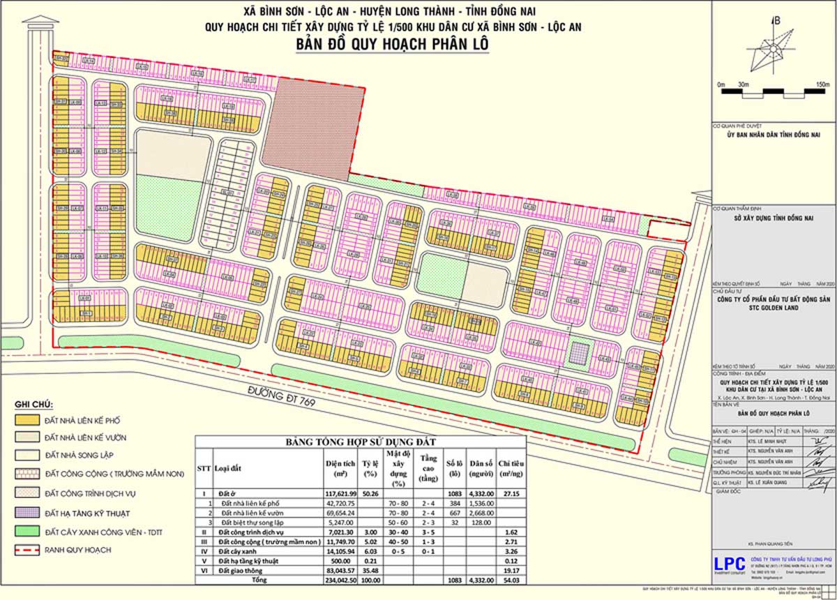 Mặt bằng Dự án STC Long Thành Đồng Nai