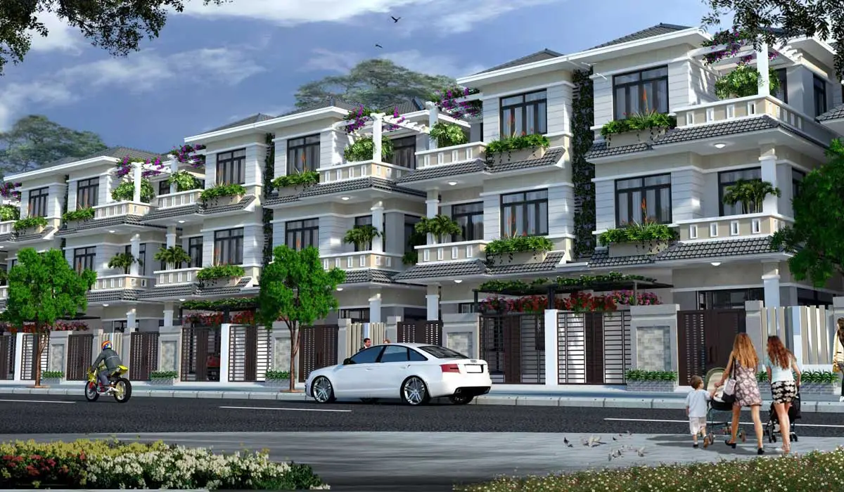 STC Long Thành 7 Phối cảnh Nhà phố liên kế STC Long Thành