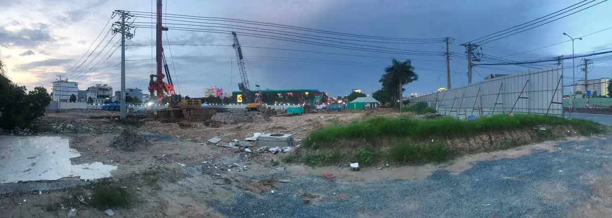 GREEN SQUARE GARDEN 9 Hình ảnh thực tế tiến độ thi công bên trong Dự án Green Square Dĩ An Bình Dương