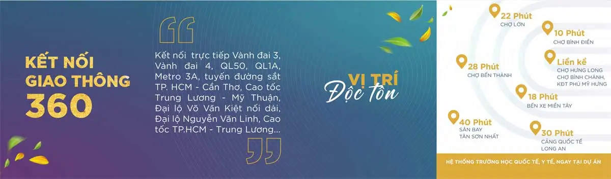 The Sol City 7 Tiện ích liên kết vùng Dự án The Sol City
