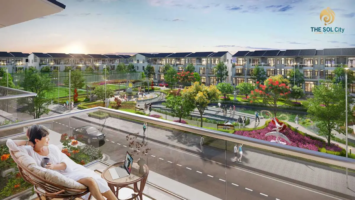 The Sol City 12 Công viên nội khu Dự án The Sol City Nam Sài Gòn