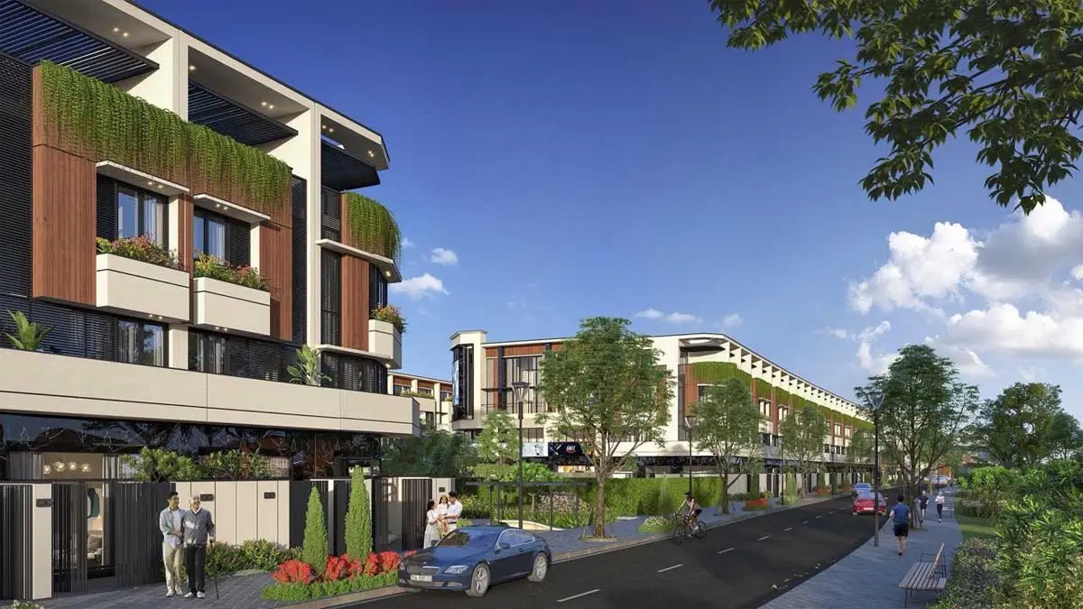 The Sol City 23 Nhà phố liên kế The Sol City Nam Sài Gòn – phong cách Neo Vlassic (Tân cổ điển)