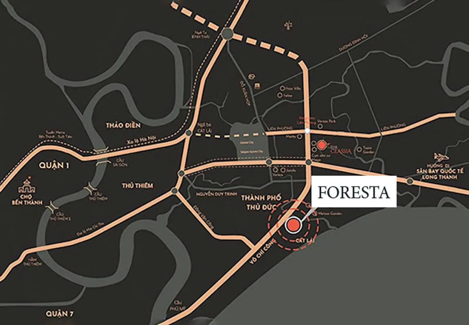 The Foresta 3 Vị trí Dự án Foresta Khang Điền