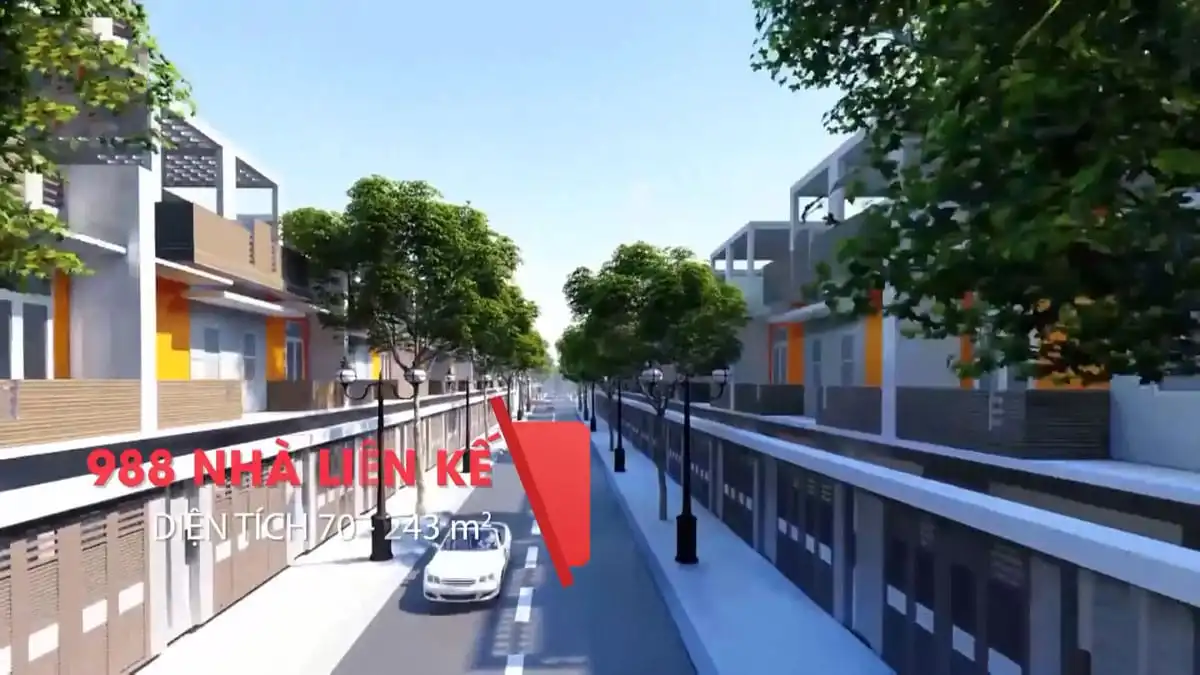 THĂNG LONG RESIDENCE BÌNH DƯƠNG 11 Nhà phố liên kế Dự án Khu đô thị Thăng Long Residence Bình Dương