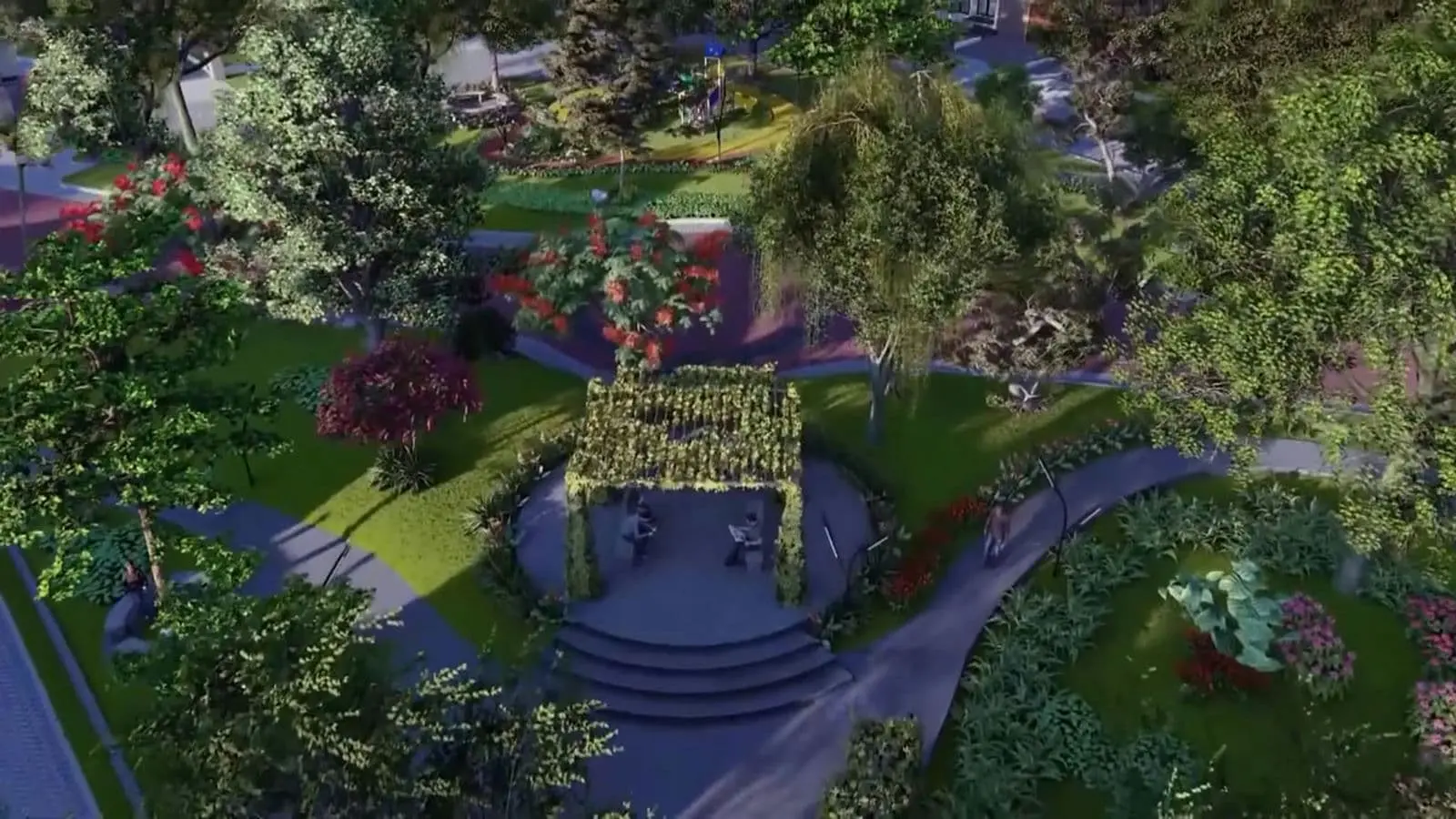 THĂNG LONG RESIDENCE BÌNH DƯƠNG 6 Công viên Khu đô thị Thăng Long Residence Bình Dương