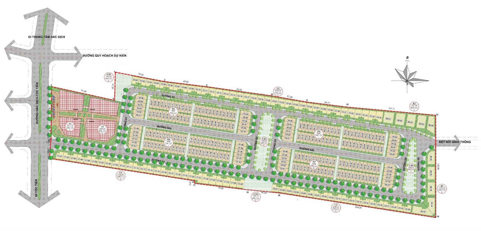 Mặt bằng Dự án Phú Mỹ Estates