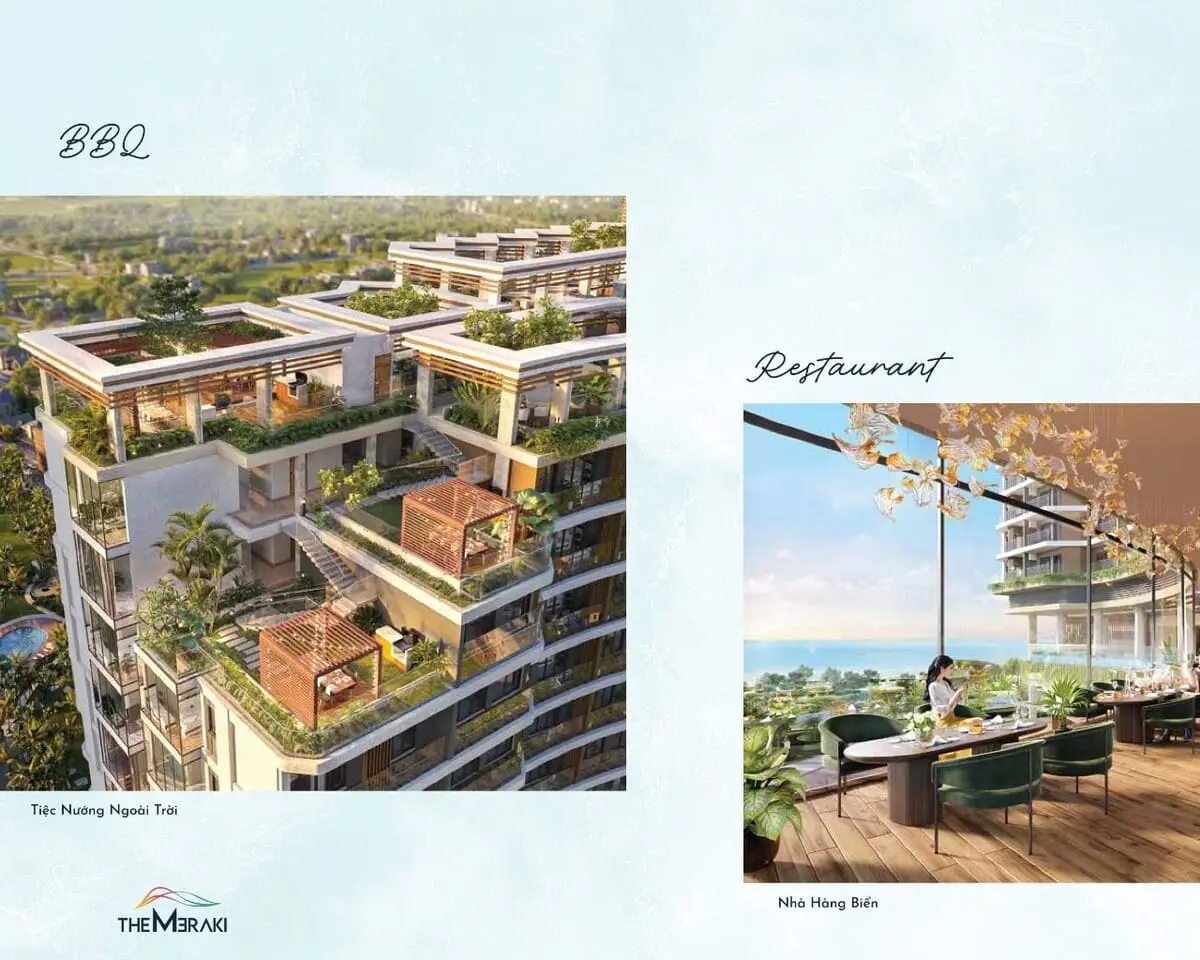 The Meraki Vũng Tàu 16 Nhà hàng trên không và vườn treo BBQ tại The Meraki
