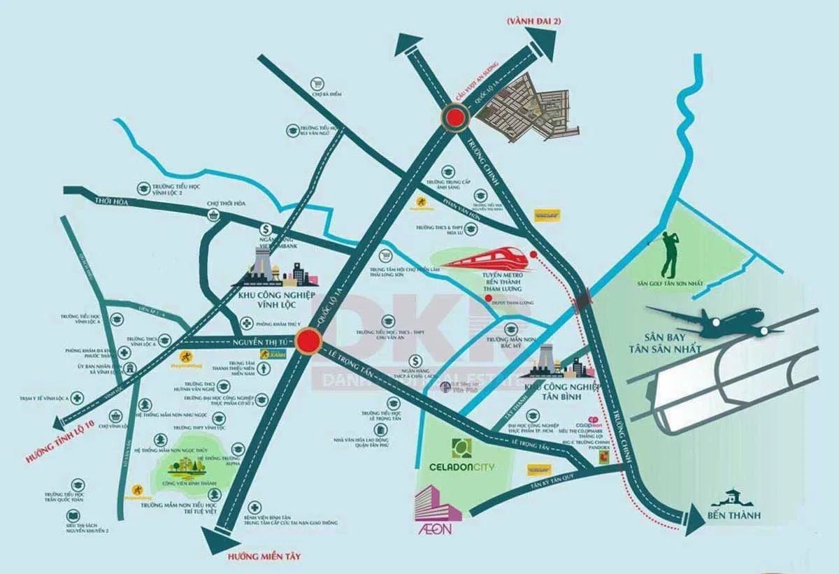 AN SƯƠNG RESIDENCE QUẬN 12 3 vi-tri-du-an-an-suong-residence