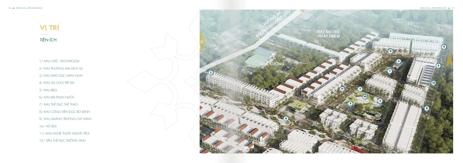 King Hill Residences 4 Tiện ích Dự án King Hill Residences Bến Lức Long An