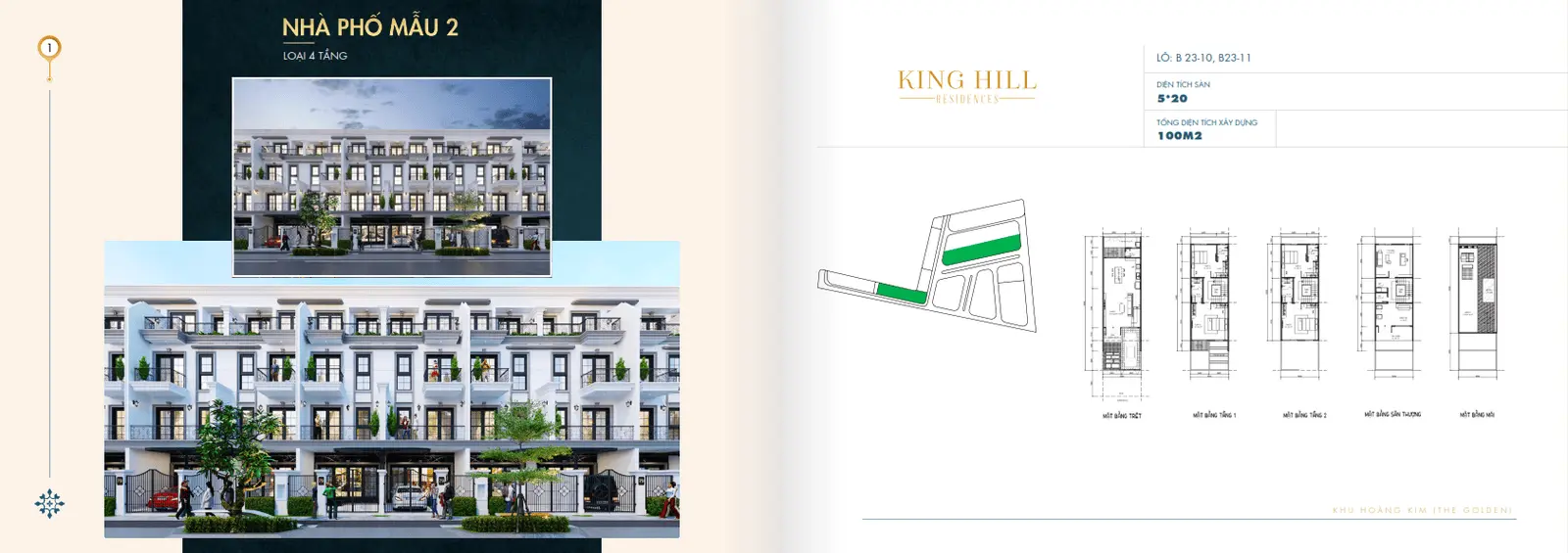 King Hill Residences 18 Nhà phố mẫu 2 Dự án King Hill Residences
