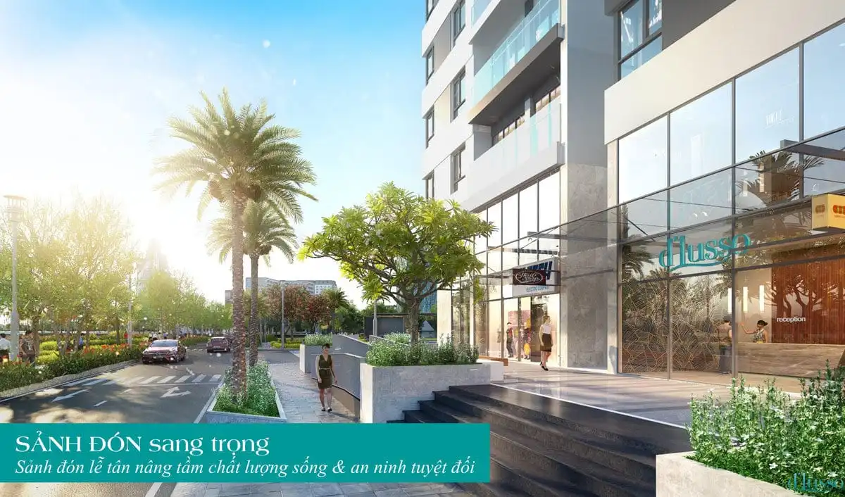 D’ LUSSO EMERALD QUẬN 2 5 Sảnh đón lễ tân D'Lusso nâng tầm chất lượng sống & an ninh tuyệt đối