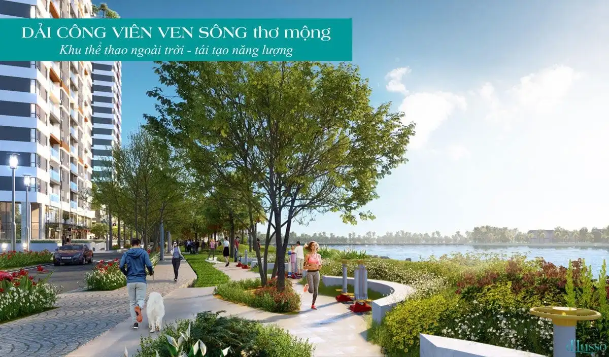 D’ LUSSO EMERALD QUẬN 2 7 duong-chay-bo-doc-bo-song-du-an-dlusso