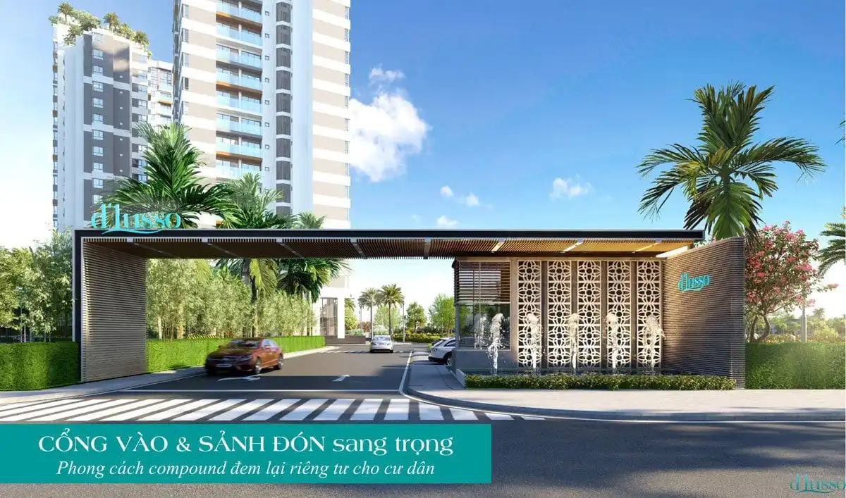 D’ LUSSO EMERALD QUẬN 2 3 Cổng chào Dự án Căn hộ Chung cư D’Lusso Emerald Quận 2