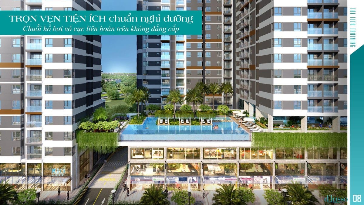 Hồ bơi Dự án Căn hộ Chung cư D’Lusso Quận 2