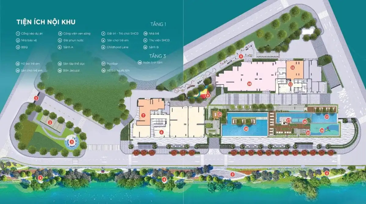 D’ LUSSO EMERALD QUẬN 2 4 Hệ thống tiện ích nội khu Dự án D’Lusso Emerald Quận 2