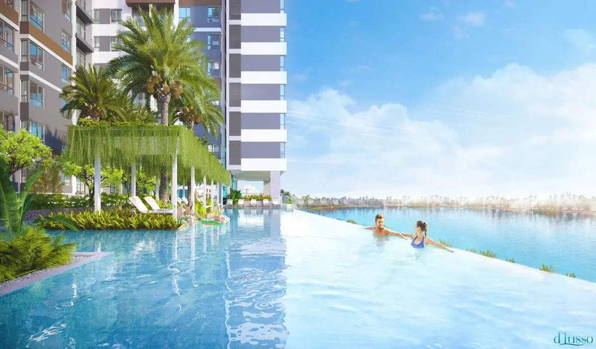 D’ LUSSO EMERALD QUẬN 2 13 Hồ bơi tràn bờ Dự án Căn hộ Chung cư D’Lusso Quận 2