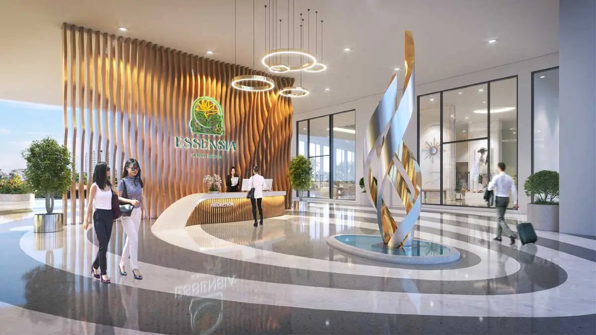 Essensia Nam Sài Gòn 6 Sảnh đón Dự án Căn hộ Essensia Nam Sài Gòn