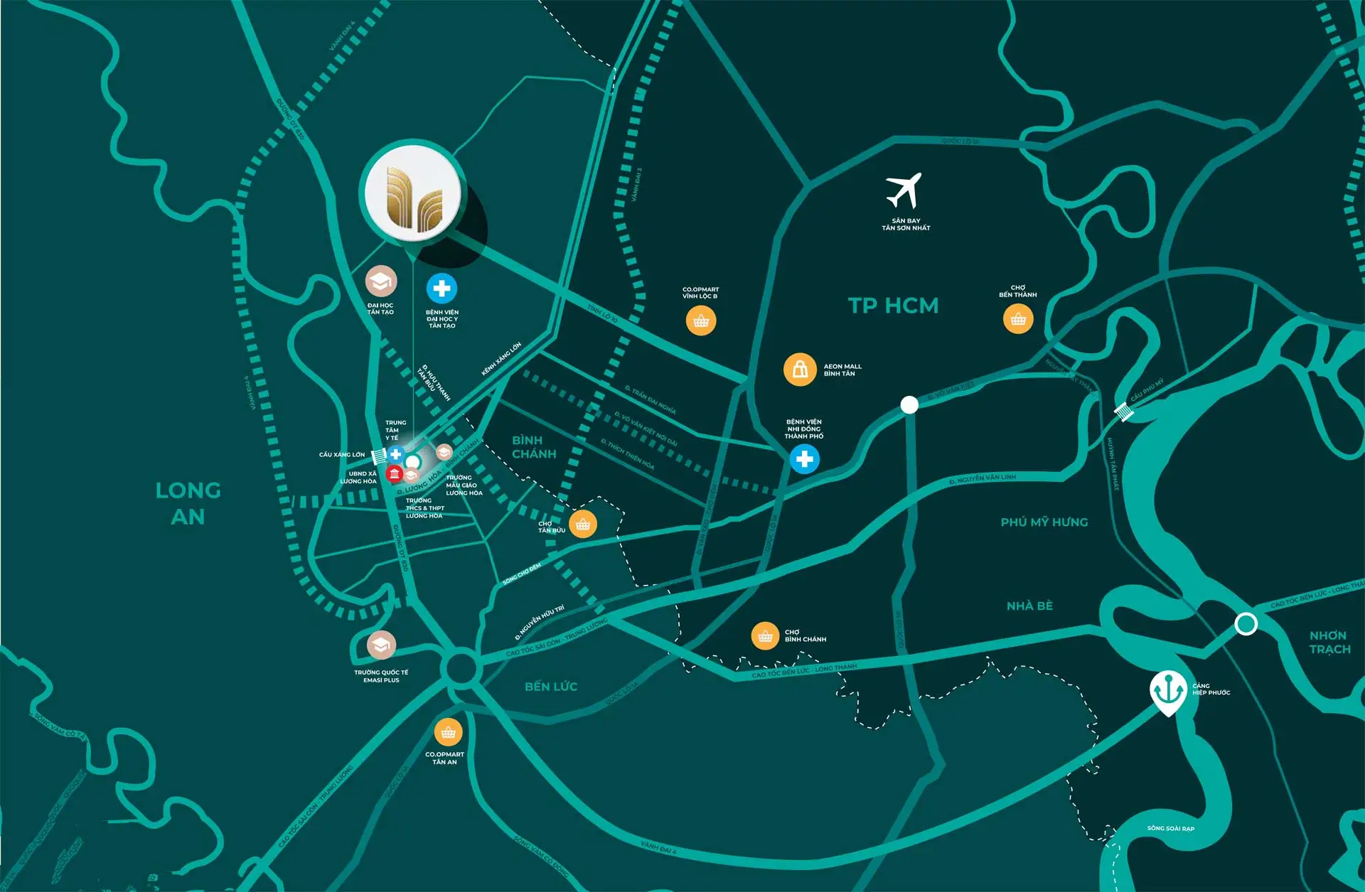 La Home Long An 26 ban do vi tri du an la home long an