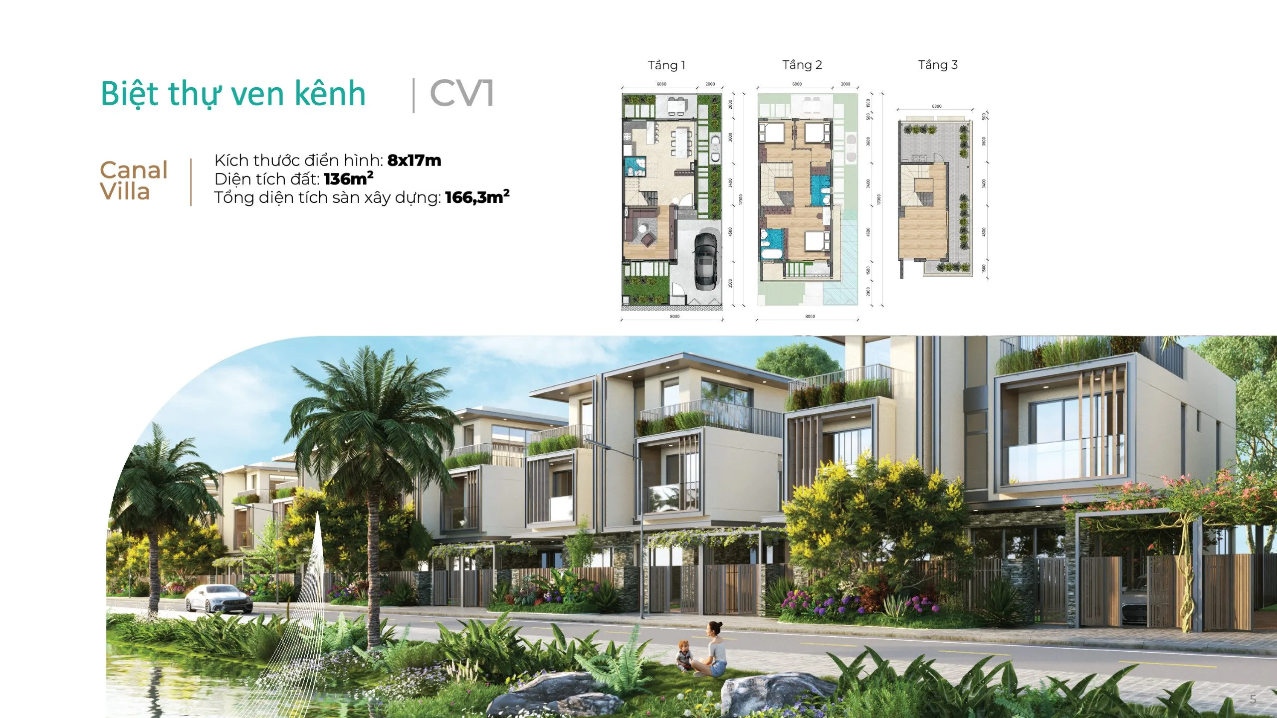 La Home Long An 61 Biet thu Ven Kenh CV1 La Home