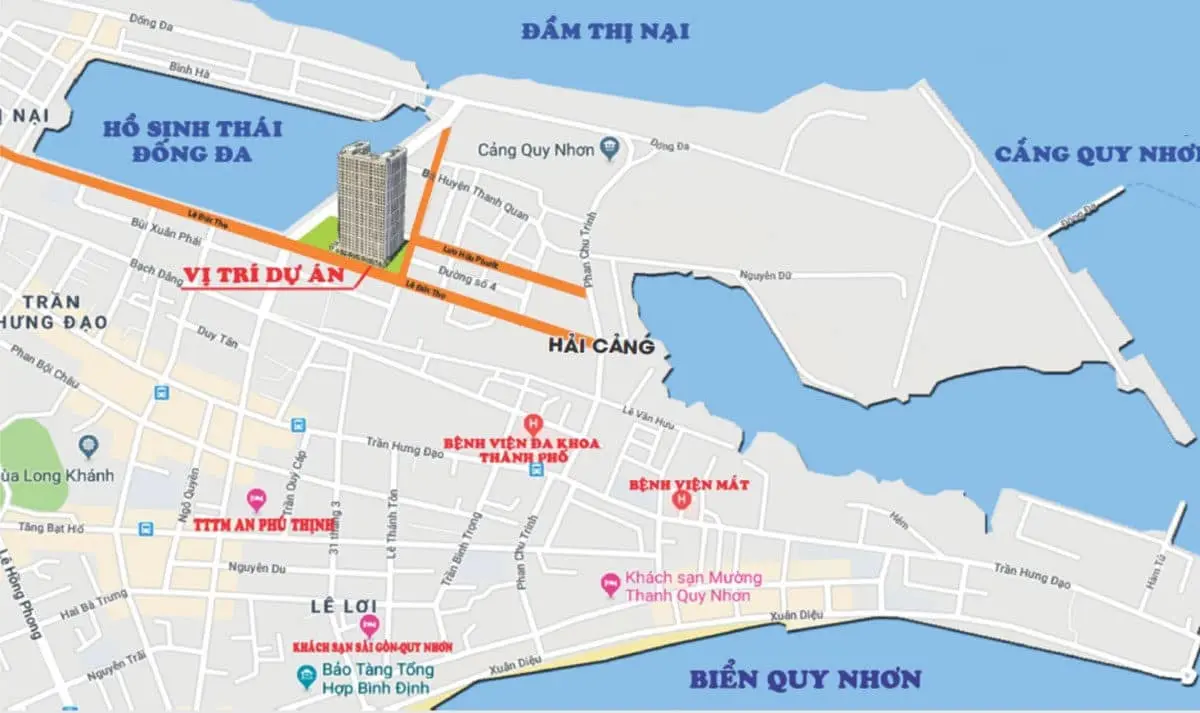 PHÚ TÀI RESIDENCE QUY NHƠN 2 Vị trí Dự án Căn hộ Chung cư Phú Tài Residence