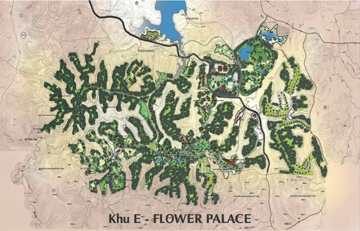 KHU ĐÔ THỊ NAM ĐÀ LẠT 6 Khu E Flower Palaca Khu đô thị Nam Đà Lạt