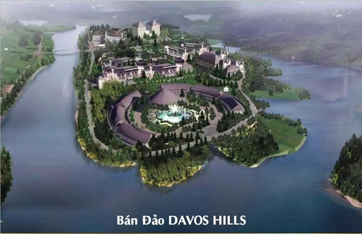 KHU ĐÔ THỊ NAM ĐÀ LẠT 8 Bán đảo Davos Hills tại Khu đô thị Nam Đà Lạt