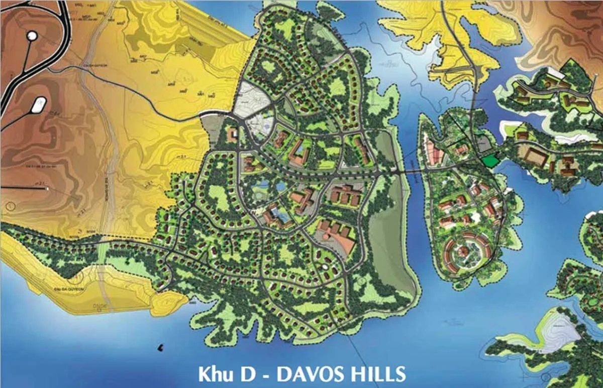 KHU ĐÔ THỊ NAM ĐÀ LẠT 5 Khu D Davos Hills Khu đô thị Nam Đà Lạt