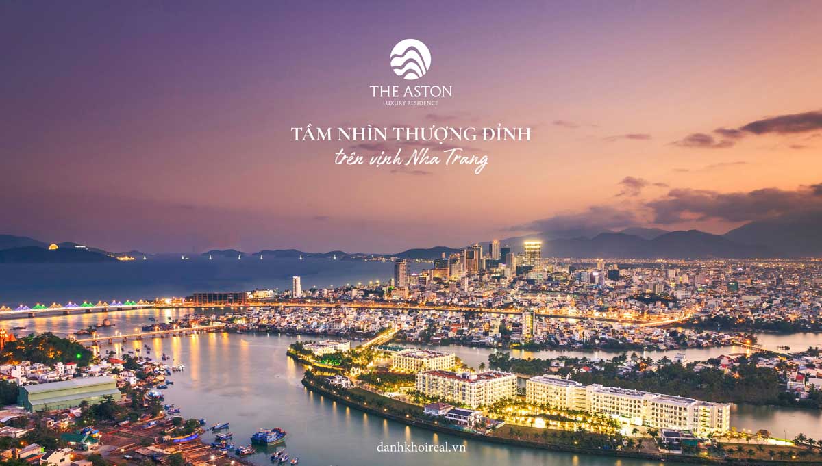 The Aston Luxury Residence hướng nhìn thượng đỉnh trên Vịnh Nha Trang