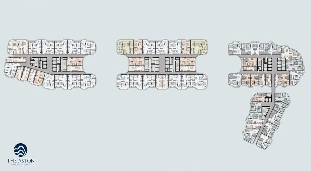 The Aston Luxury Residence Nha Trang 32 Mặt bằng tầng điển hình Dự án The Aston Luxury Residence Nha Trang
