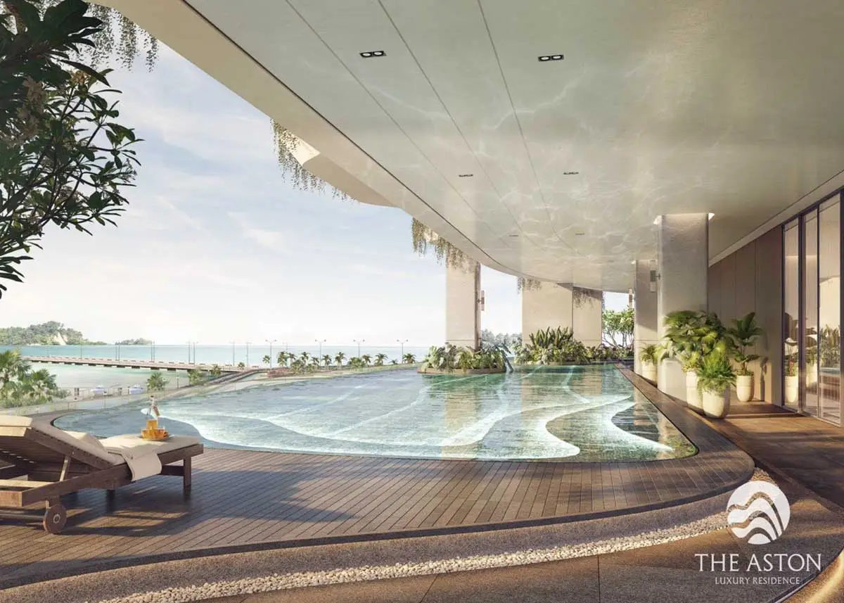 The Aston Luxury Residence Nha Trang 26 Hồ bơi tràn bờ View Biển tại Dự án Căn hộ The Aston Nha Trang