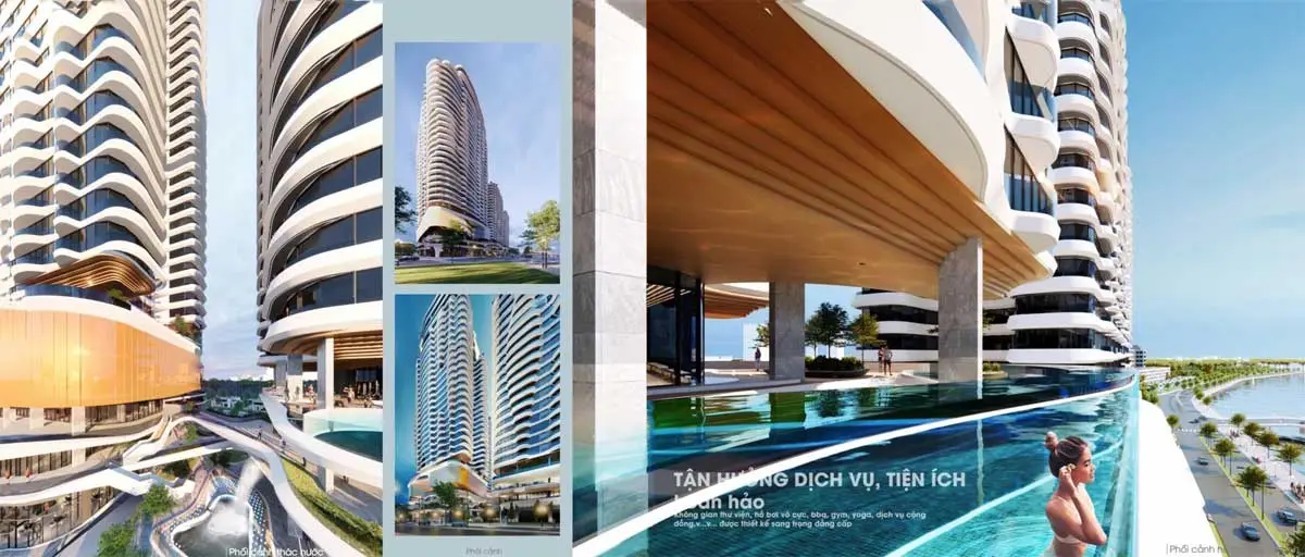 The Aston Luxury Residence Nha Trang 25 Hồ bơi vô cực Panorama Dự án Căn hộ The Aston Nha Trang