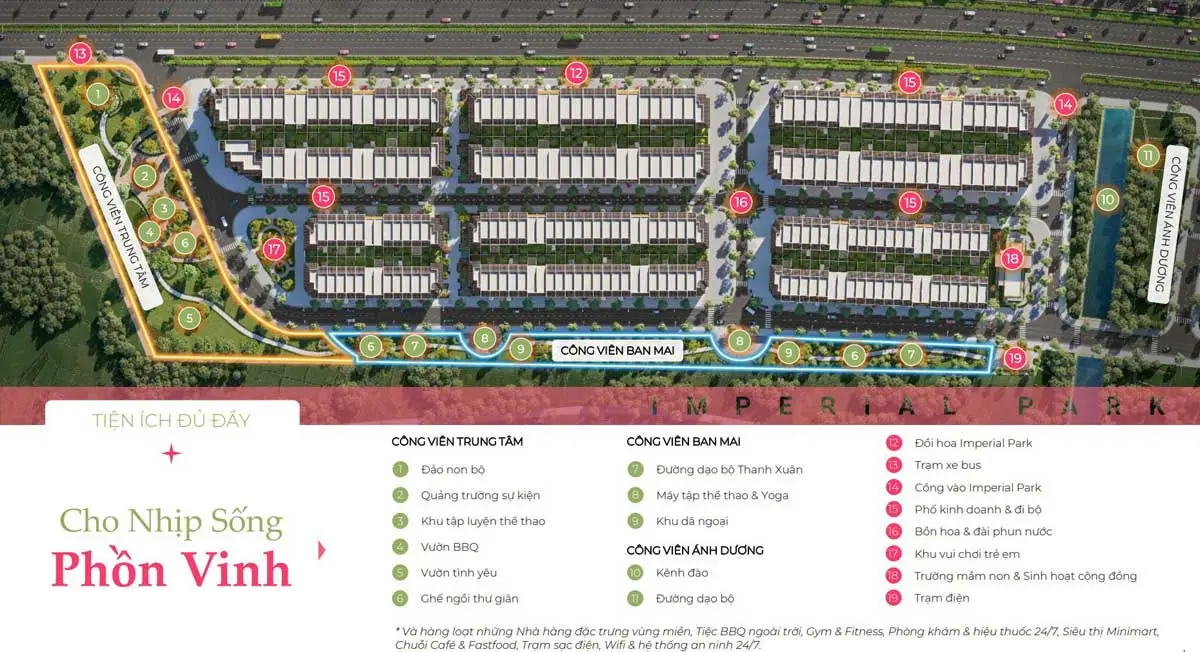 Imperial Park Quy Nhơn 5 Hệ thống Tiện ích Dự án Imperial Park Quy Nhơn