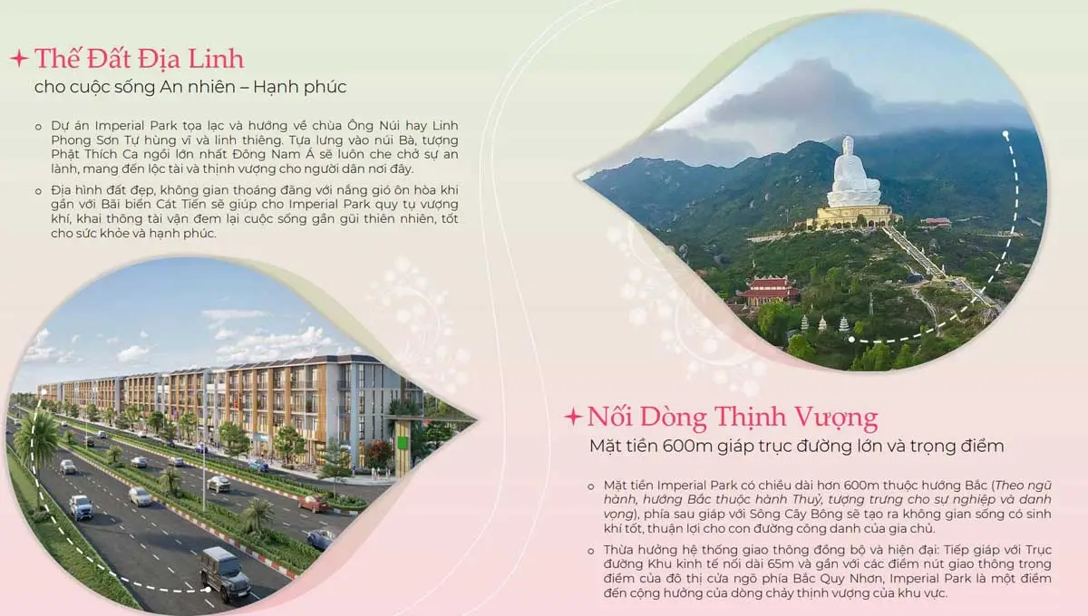 Imperial Park Quy Nhơn 4 Vị trì liên kết vùng Dự án Imperial Park Quy Nhơn