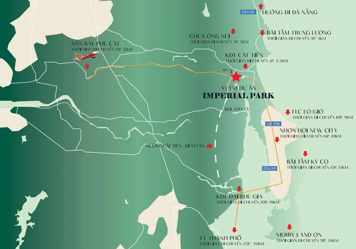 Imperial Park Quy Nhơn 3 Vị trí Dự án Imperial Park Quy Nhơn