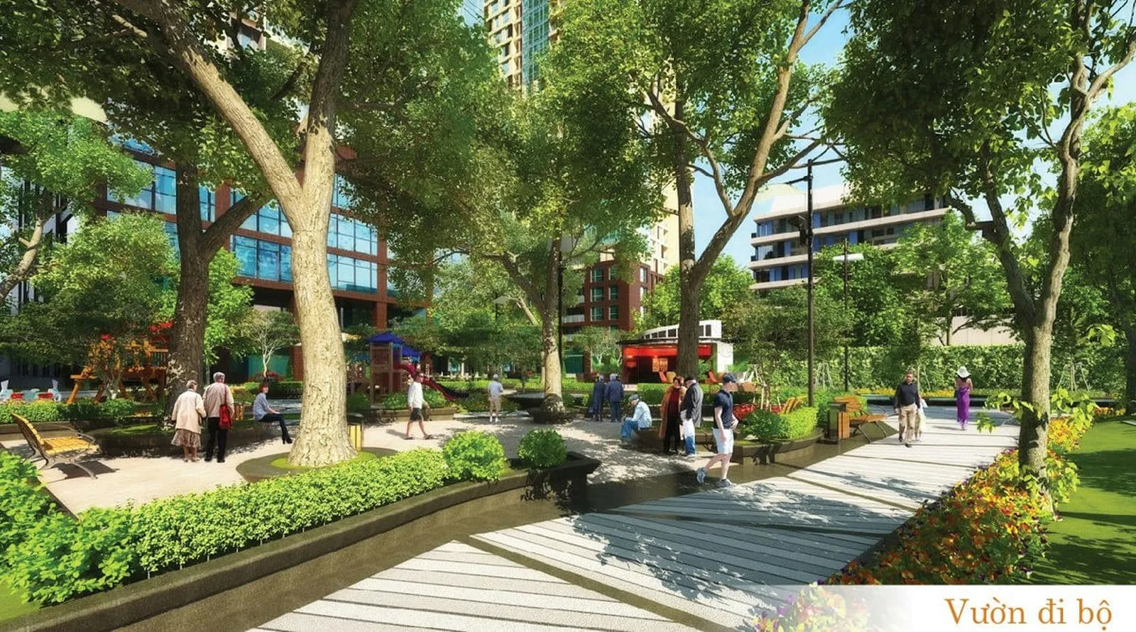 PHÚC YÊN PROSPER THỦ ĐỨC 14 Đường dạo bộ tại nội khu Dự án Phúc Yên Prosper Thủ Đức