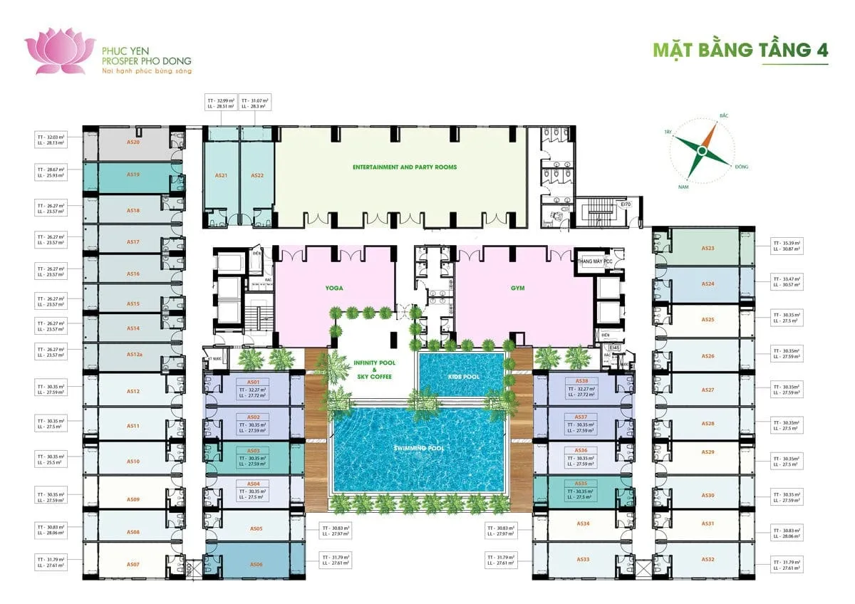 PHÚC YÊN PROSPER THỦ ĐỨC 22 mat-bang-tang-4-du-an-phuc-yen-prosper-pho-dong