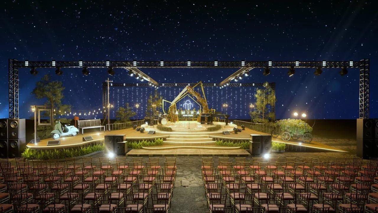 Amira Chơn Thành 9 Sân khấu ngoài trời Dự án Amira Chơn Thành Bình Phước