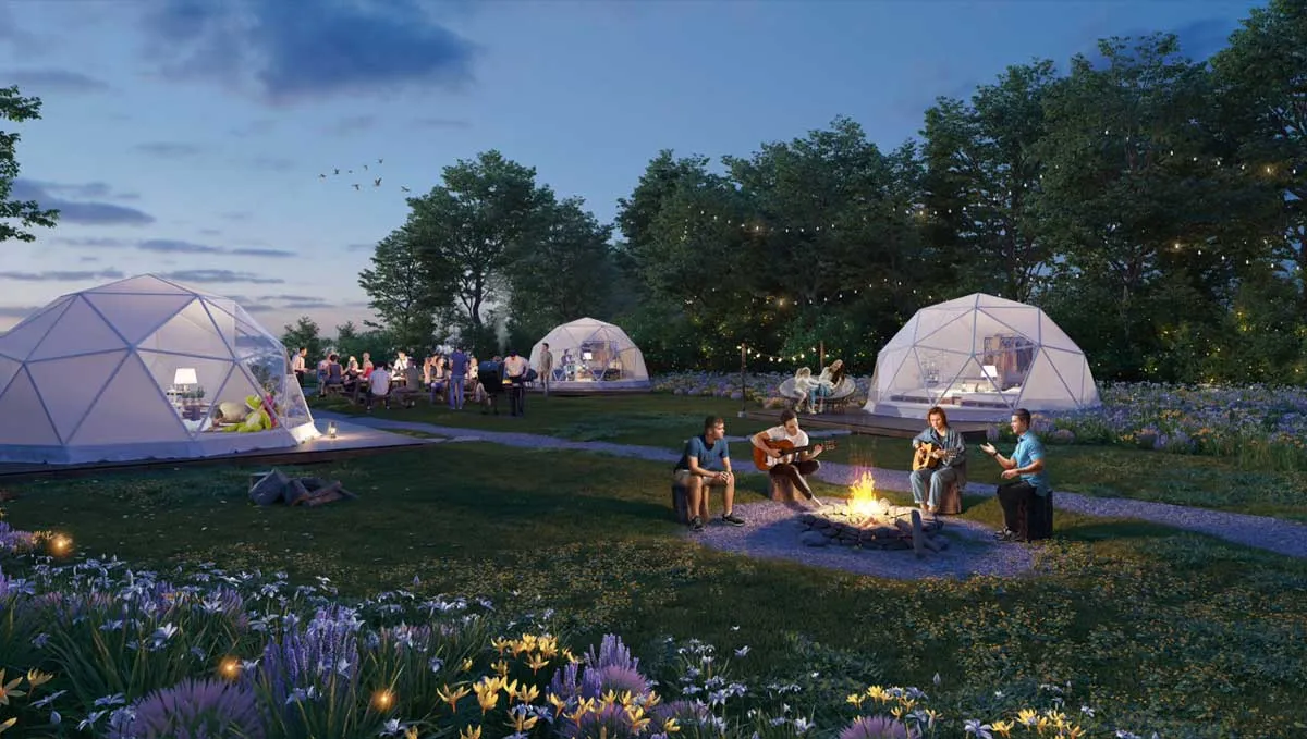 Amira Chơn Thành 11 Khu cắm trại Dự án Amira Chơn Thành Bình Phước