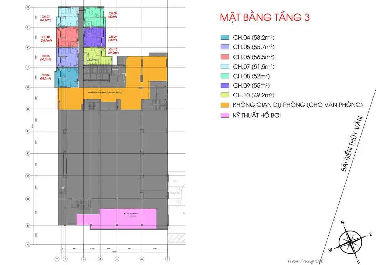 Mặt bằng Tầng 3 Mặt bằng Tầng 3