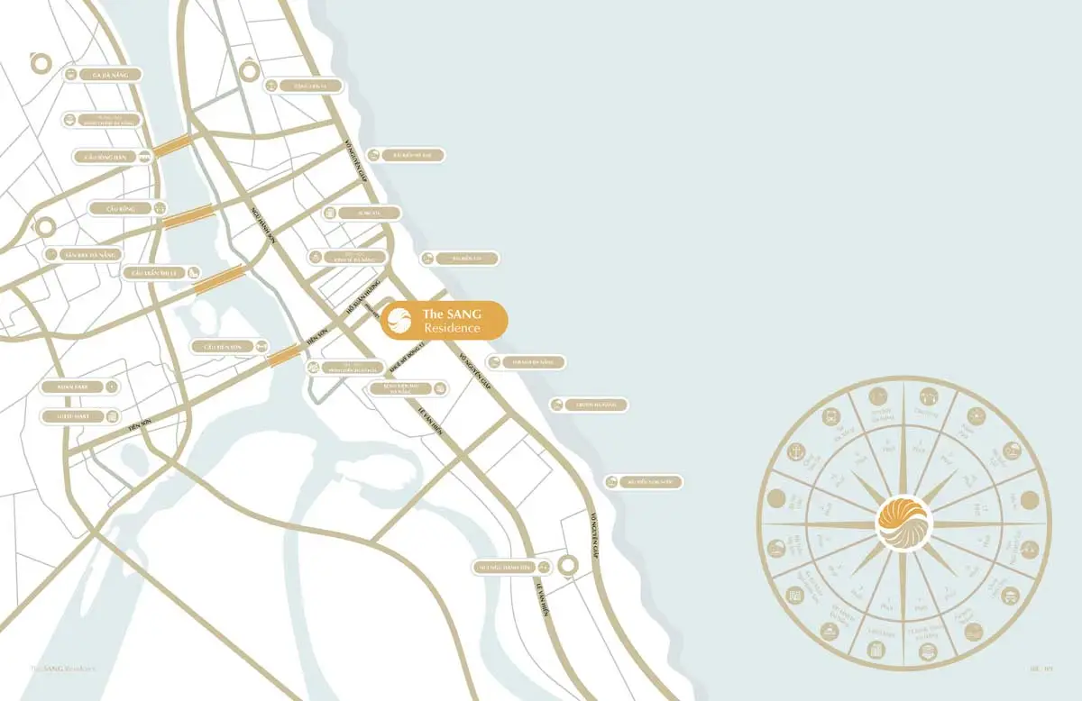 The Sang Residence 6 Vị trí Dự án Căn hộ Chung cư The Sang Residence Đà Nẵng