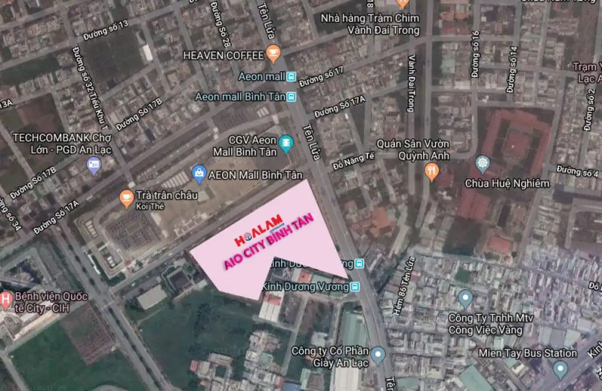 AIO CITY BÌNH TÂN 4 Vị trí Lô đất Dự án Căn hộ Aio City Bình Tân