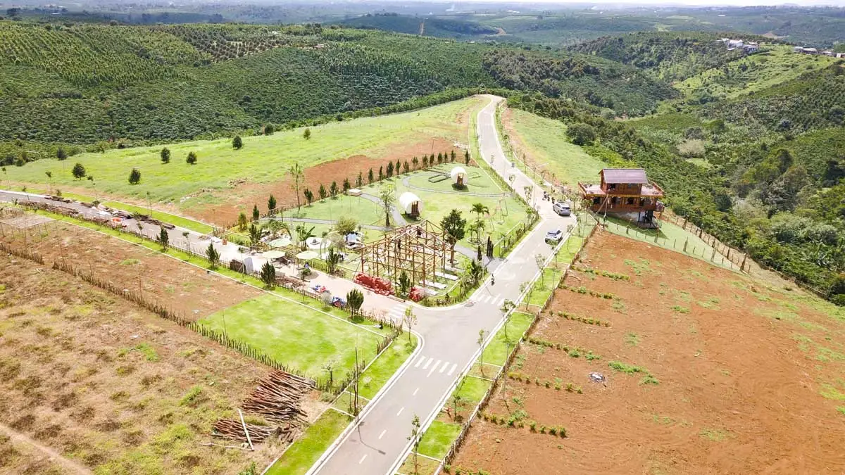 Đồi Hoa Gió Bảo Lộc 10 Tiến độ thi công Đồi Hoa Gió Bảo Lộc tháng 11/2022