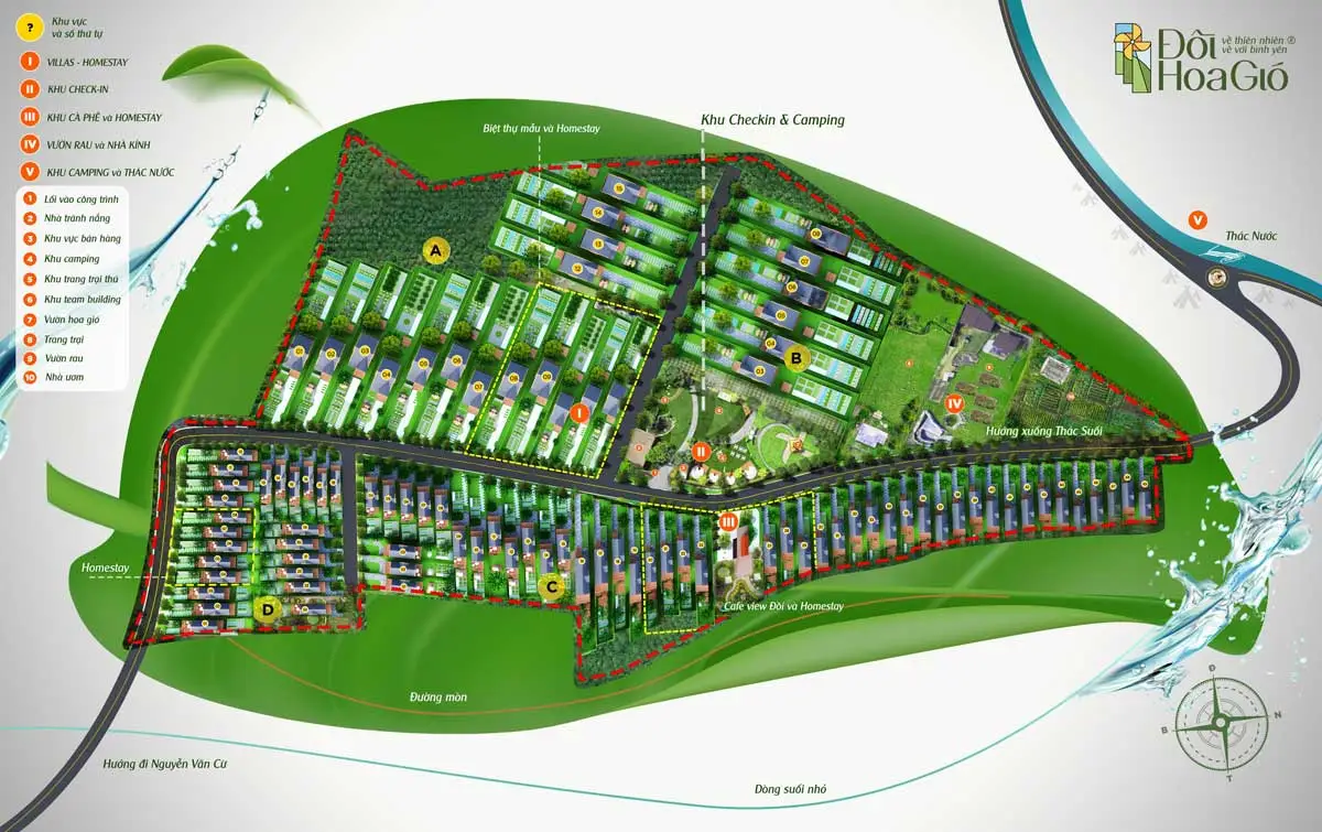 Đồi Hoa Gió Bảo Lộc 8 Mặt bằng Dự án Đồi Hoa Gió Bảo Lộc