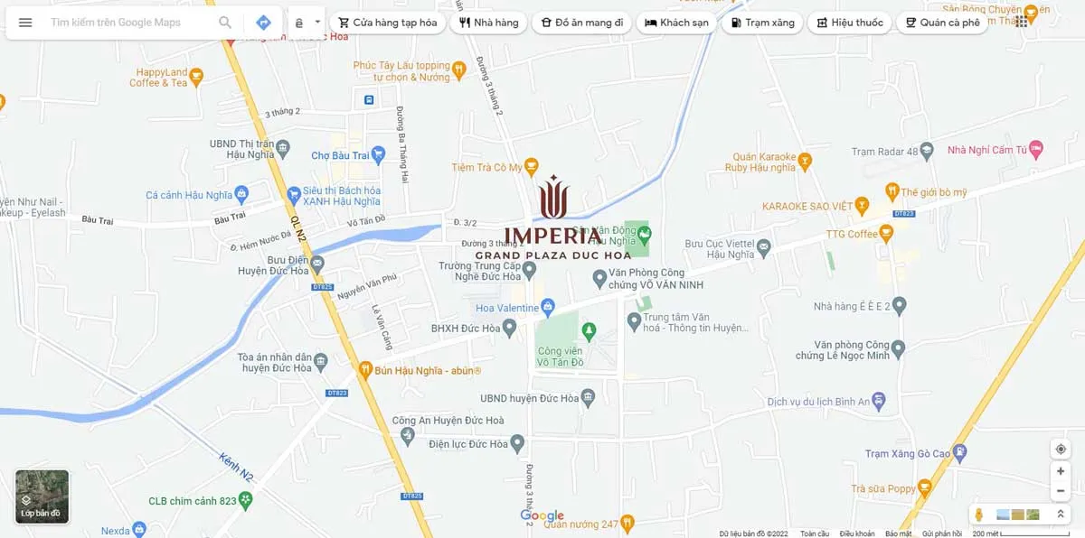 Imperia Grand Plaza 4 Vị trí Dự án Imperia Grand Plaza Đức Hòa