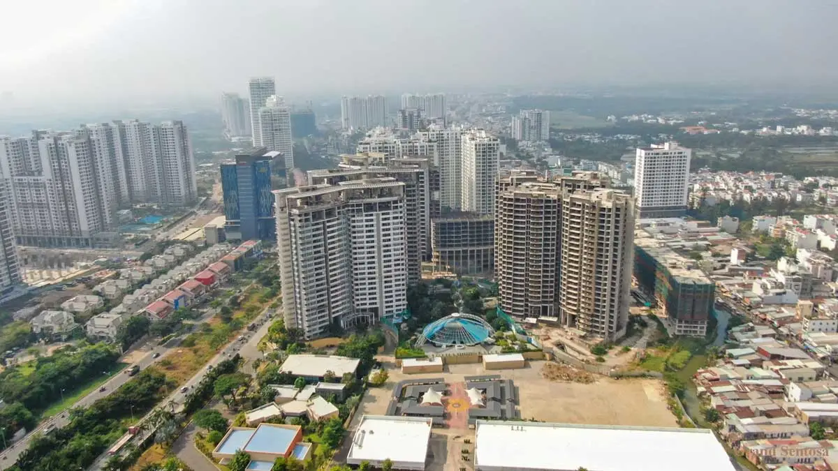 The Grand Sentosa 22 Tiến độ thi công Dự án Grand Sentosa Nguyễn Hữu Thọ Nhà Bè 2022