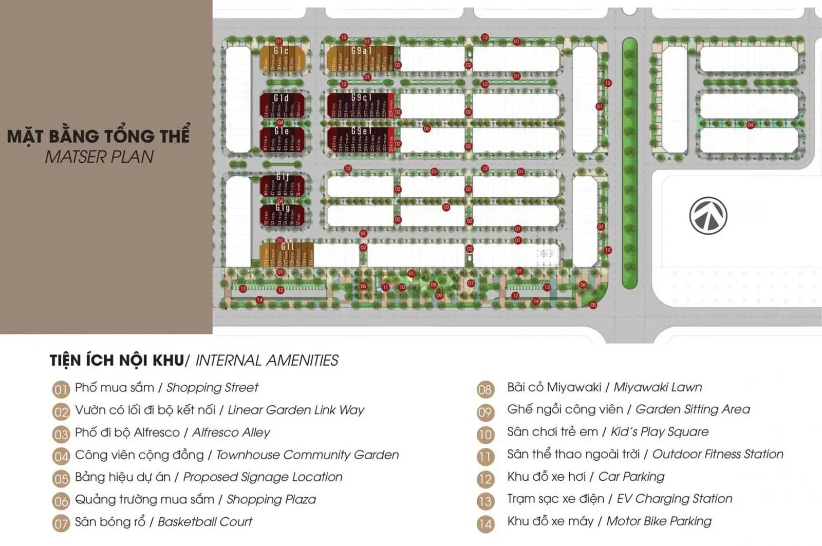 Artisan Park 9 Mặt bằng Dự án Nhà phố thương mại Artisan Park Thủ Dầu Một Bình Dương