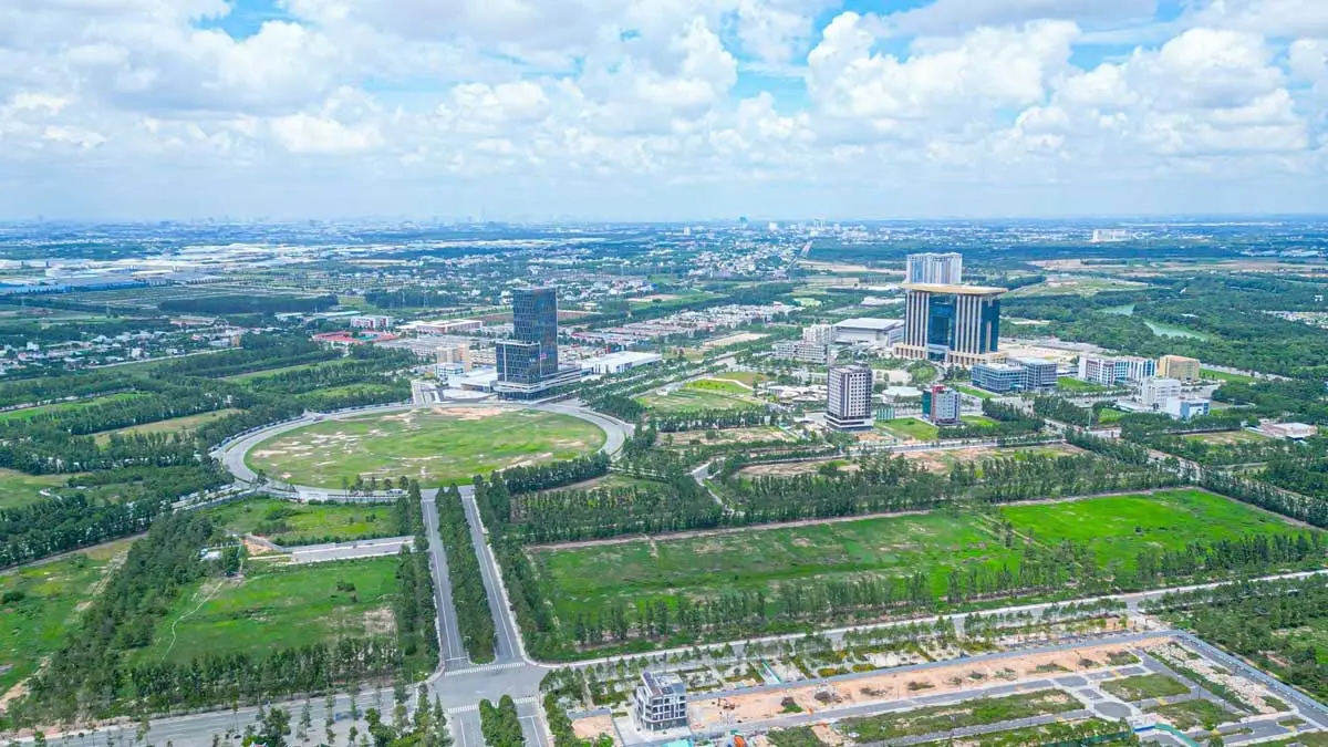 Artisan Park 22 Tiến độ thi công Dự án Nhà phố thương mại Artisan Park Thành phố Mới Bình Dương